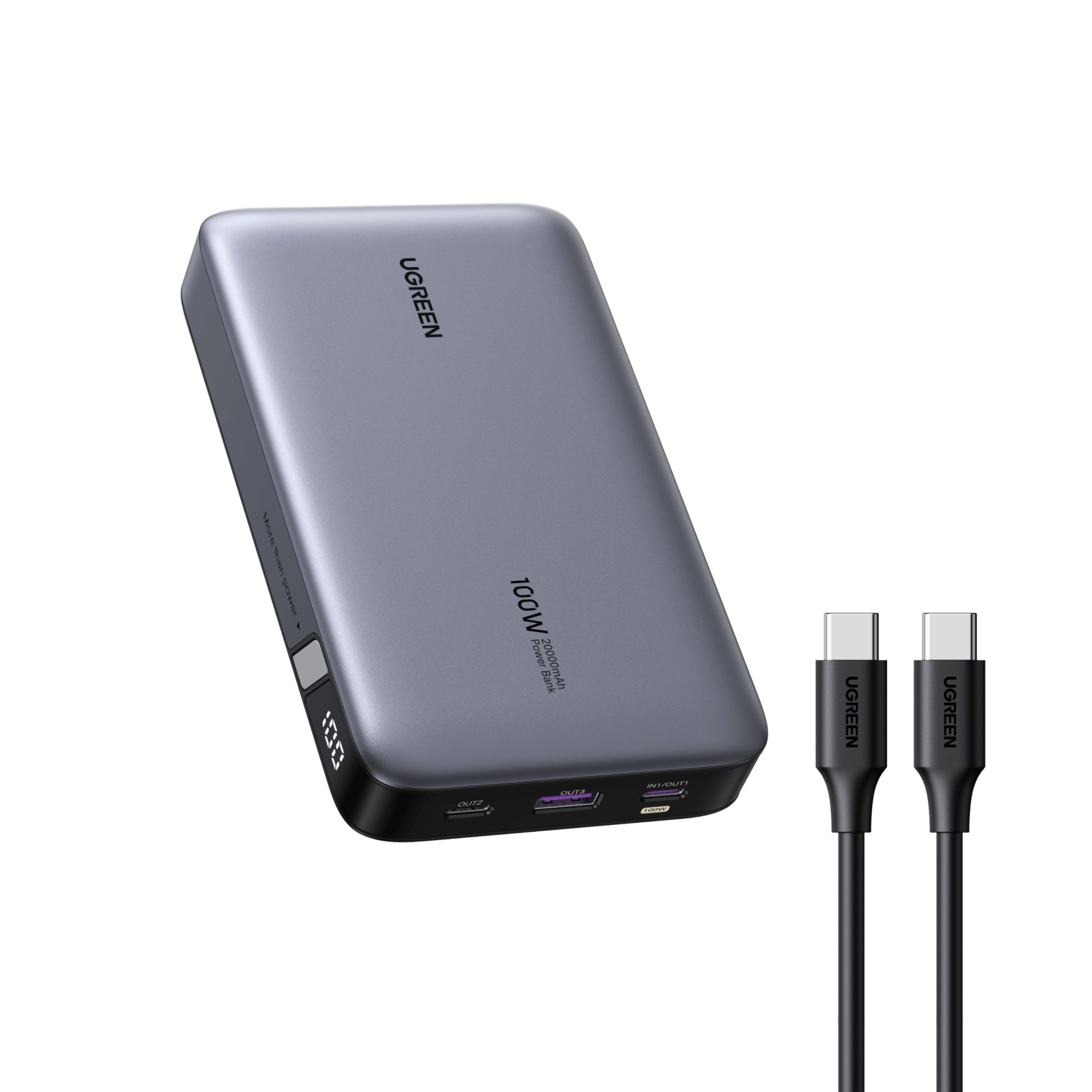 UGREEN 100W Power Bank 20000mAh